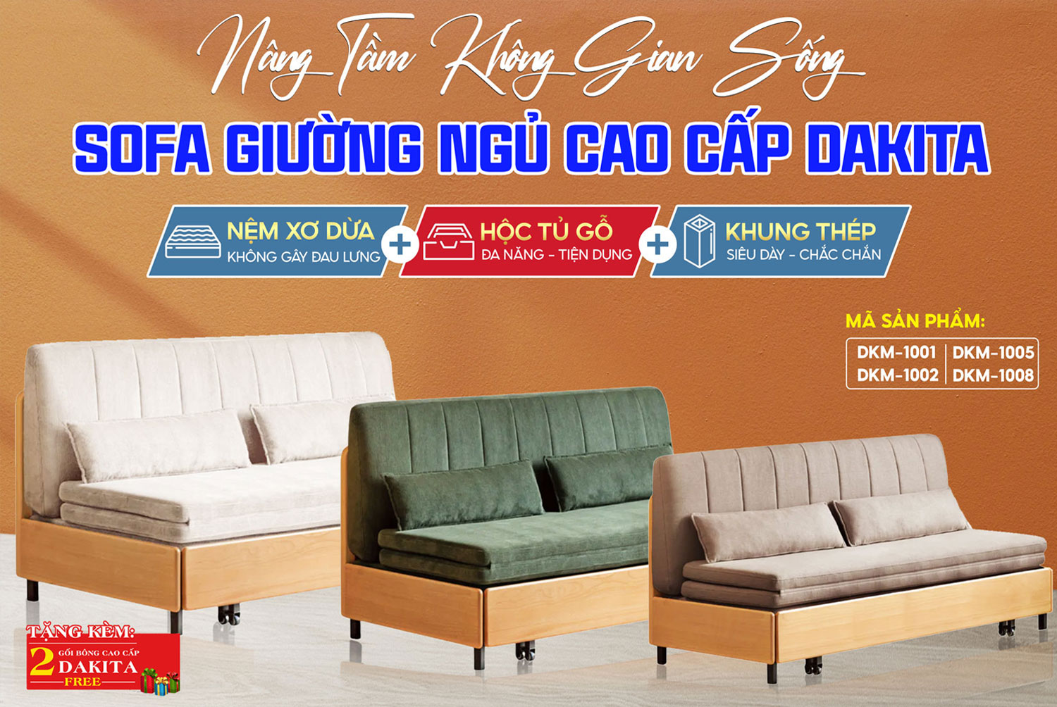 Sofa Thông Minh Cao Cấp Vạt Gỗ