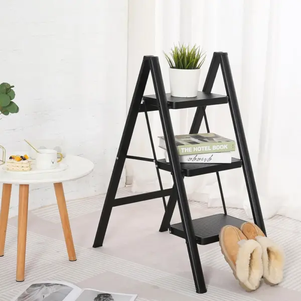 Thang Ghế Gia Đình Sắt Đen Đa Năng An Toàn