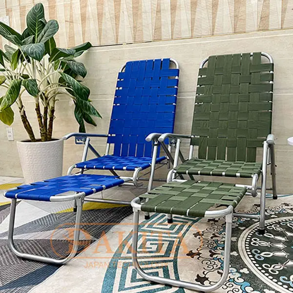 Ghế Bố Xếp Vải Dù Khung Inox Cao Cấp Đức Lợi